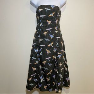 Free People Dress Bird Print